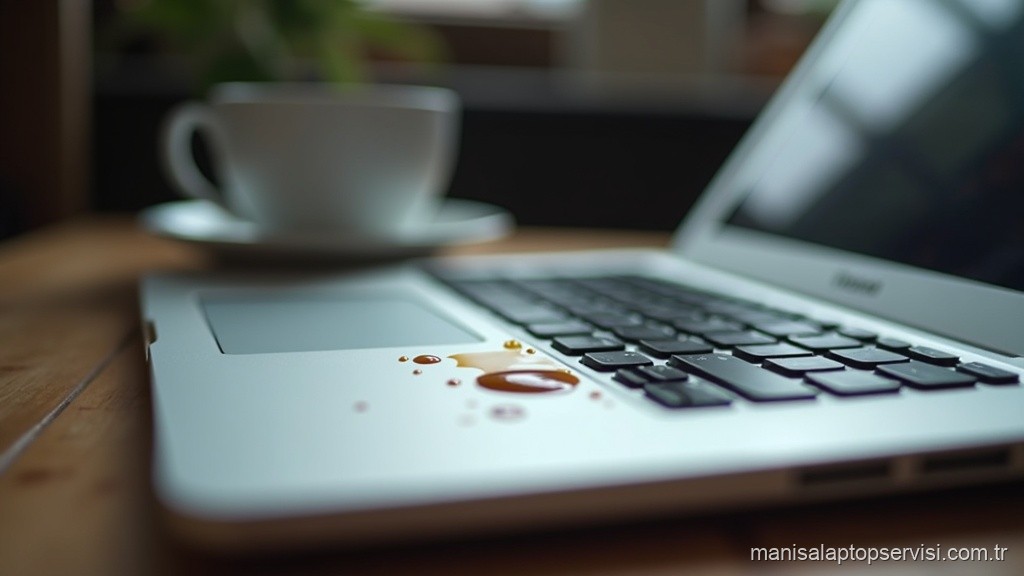 MacBook Air M1 Klavye Sıvı Teması – Manisa'da Acil Onarım