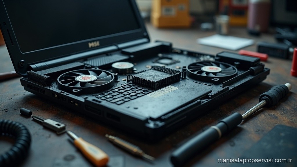 MSI Katana Termal Bakım – Manisa'da Isınma ve Fan Temizliği